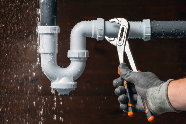 Professional Leak Detection technician working in Newport, NC